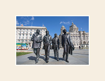 The Beatles at the Pier Head - Fridge Magnet